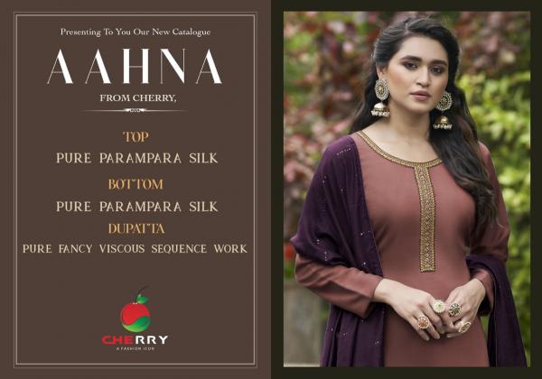 Cherry Aahna Silk Designer Exclusive Salwar suit